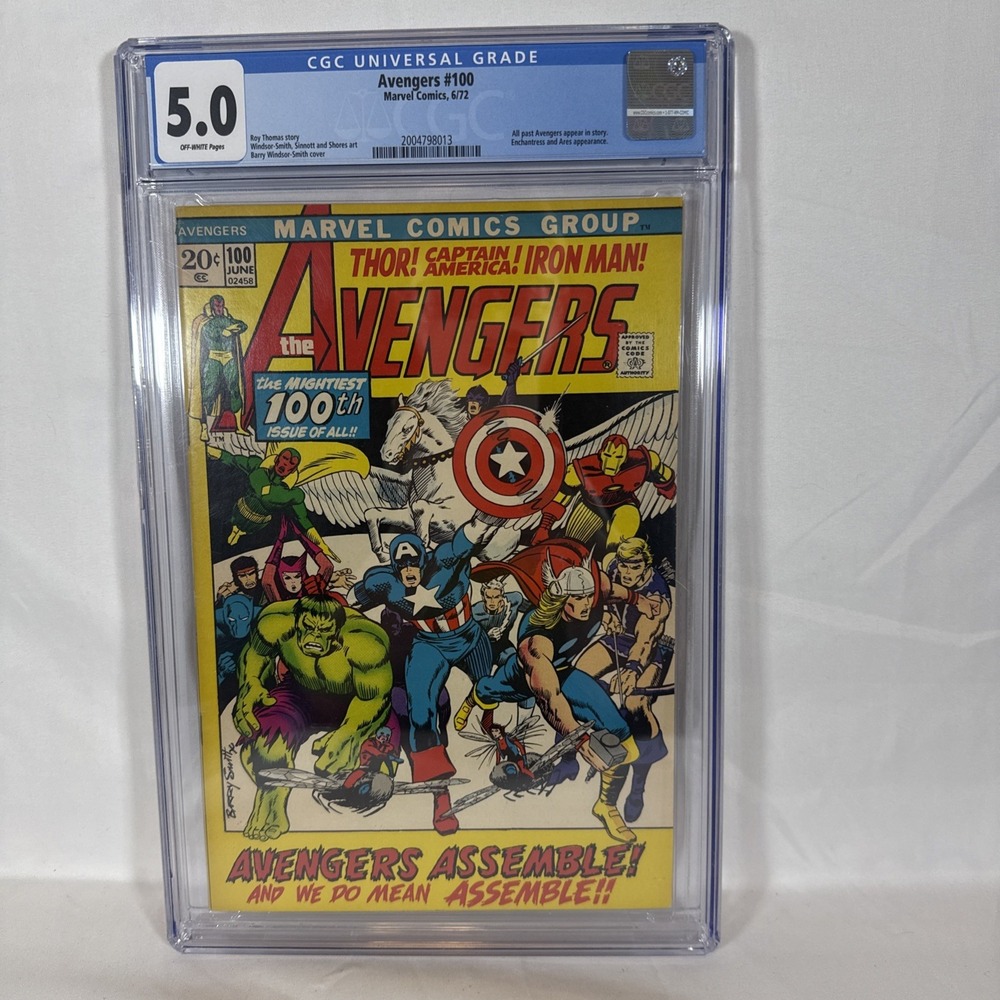 Avengers #100 CGC 5.0 Off White